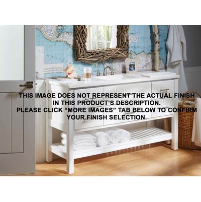 Bertch Interlude 54'' Vanity - 5 Drawer in Lighthouse