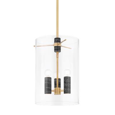 Corbett Lighting Adonis Cage Pendant in Brass