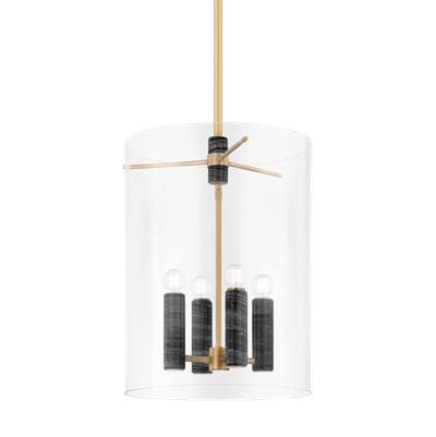 Corbett Lighting Adonis Cage Pendant in Brass