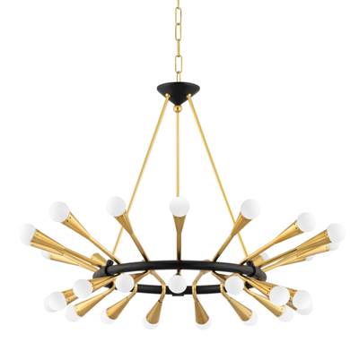 Corbett Lighting Aries Chandelier in Brass