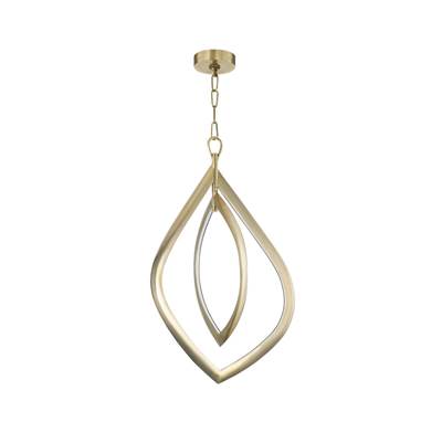 Corbett Arles Chandelier in Vibrant Brass