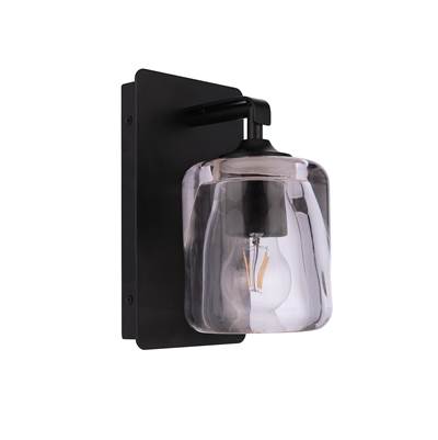 Craftmade Andie 1-Light Wall Sconce in Flat Black