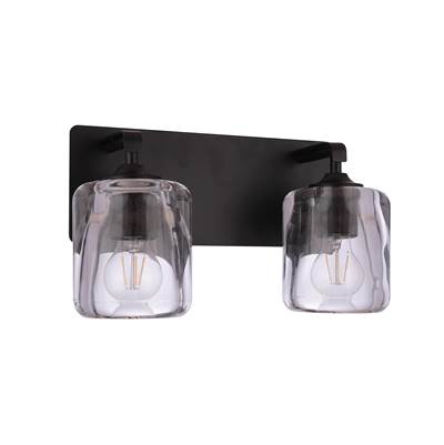 Craftmade Andie 2-Light Vanity in Flat Black