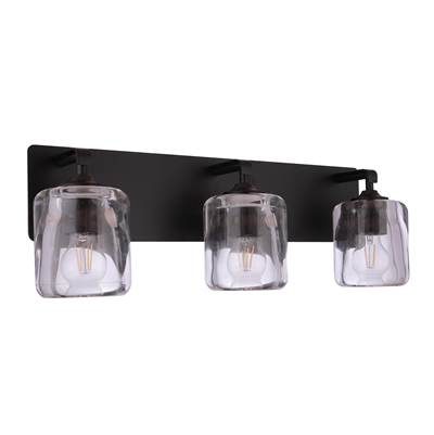 Craftmade Andie 3-Light Vanity in Flat Black