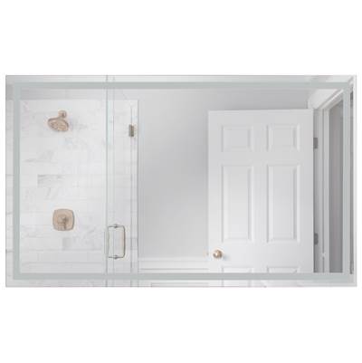 Craftmade Pam 60 X 36 Front/Back Lit LED Rectangle Mirror - Dimmer - 3000-5000K in White
