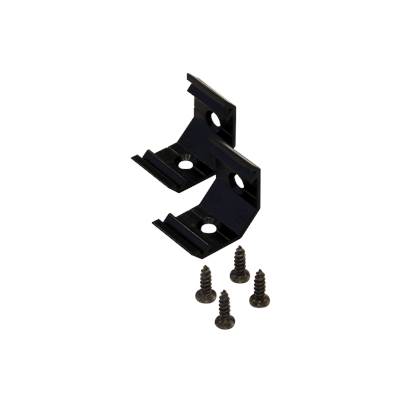 Creative Systems Lighting Eco-Lightbar LED - 45° Mount Clips - 2 Pack in Black