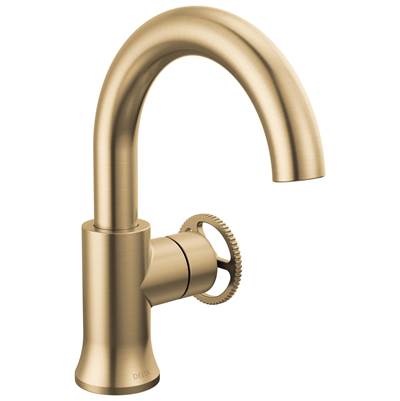 Delta Faucet Trinsic® Single Hole Bathroom Faucet - Single Handle - 1.2 GPM in Champagne Bronze