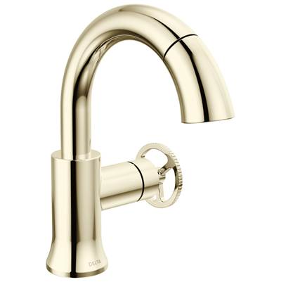 Delta Faucet Trinsic® Single Handle Pull-Down Bathroom Faucet - 1.2 GPM in Polished Nickel