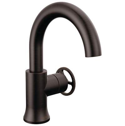 Delta Faucet Trinsic® Single Hole Bathroom Faucet - Single Handle - 1.2 GPM in Rubbed Bronze