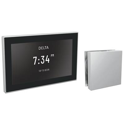 Delta Faucet Universal Showering Components Square Digital Steam Package