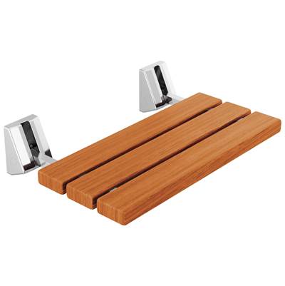 Delta Faucet Universal Showering Components Shower Seat - Tilt-Up - Wood in Polished