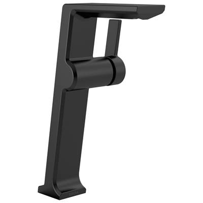 Delta Faucet Pivotal™ Single Hole Bathroom Faucet - One Handle - Vessel - 1.2 GPM in Matte Black