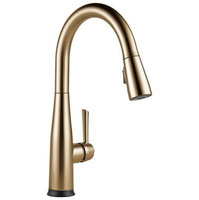 Delta Essa® Touchless Pull-Down Kitchen Faucet - 1.8 GPM - Touch2O in Champagne Bronze