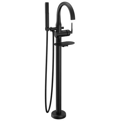 Delta Faucet Bonacci Floor Mount Tub Filler - Trim - 1.75 GPM in Matte Black
