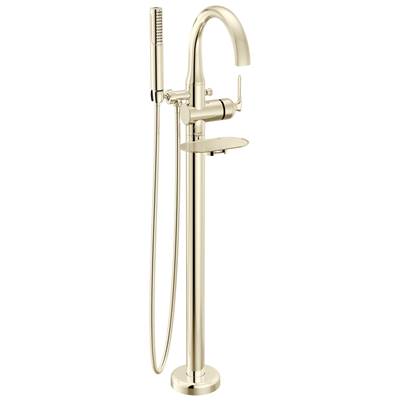 Delta Faucet Bonacci Floor Mount Tub Filler - Trim - 1.75 GPM in Lumicoat Polished Nickel