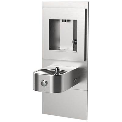 Elkay ezH2O Bottle Filling Station with Soft Sides Fountain - Filtered, Non-Refrigerated in Stainless Steel