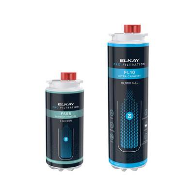 Elkay Pro Filtration FSR5 Plus FL10 - Stage 1 Sediment Prefilter - 10,000-Gallon - Dual Pack
