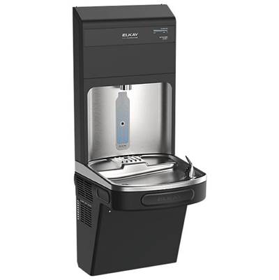 Elkay ProFiltration Bottle Filling Station - Wall-Mount - Sediment Prefilter in Black