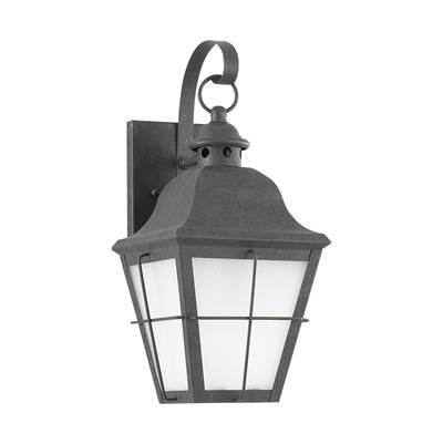 Generation Lighting Chatham 1-Light Medium Outdoor Wall Lantern in Oxidized Bronze