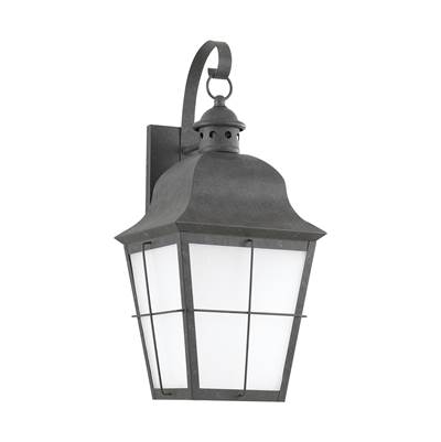 Generation Lighting Chatham 1-Light Large Outdoor Wall Lantern in Oxidized Bronze