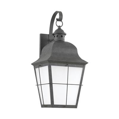 Generation Lighting Chatham 1-Light LED Large Outdoor Wall Lantern in Oxidized Bronze