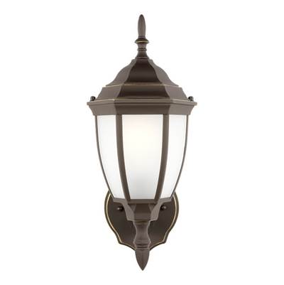Generation Lighting Bakersville 1-Light Round Outdoor Wall Lantern in Antique Bronze