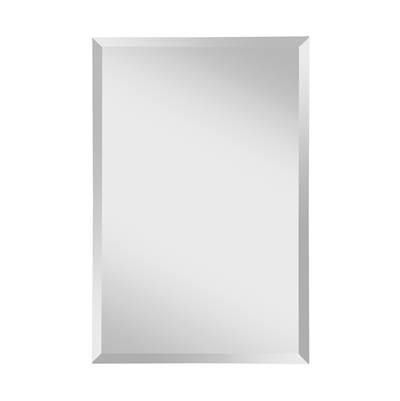 Generation Lighting Infinity Rectangular Mirror - Steel and Glass