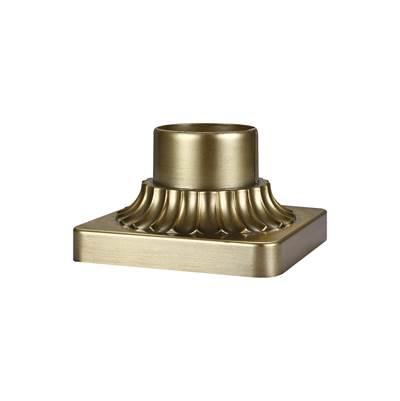 Generation Lighting Pier Mount Base in Dark Patina Bronze
