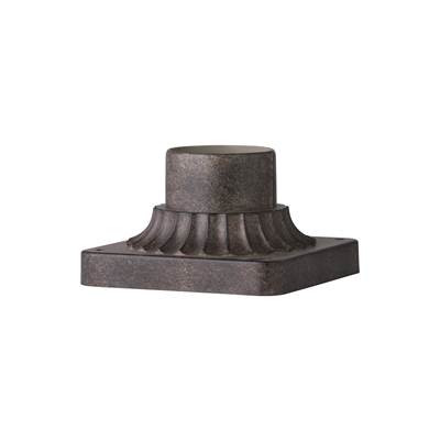 Generation Lighting Pier Mount Base in Weathered Copper
