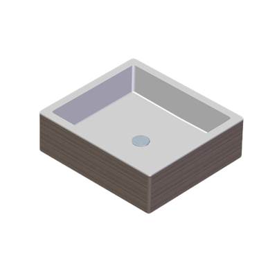 Graff Dressage Sink in Solid Wood and Corian