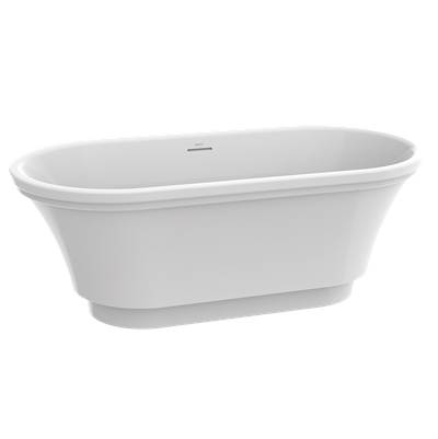 Graff Camden Free Standing Soaking Tub with Integrated Overflow in Antique Unlacquered
