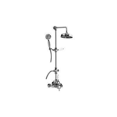 Graff Adley Exposed Thermostatic Tub and Shower System with Handshower in Chrome