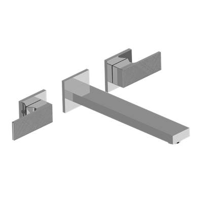 Graff Incanto Wall-Mount Bathroom Sink Faucet - 9-1/4" in Unlacquered Brass
