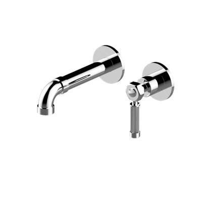 Graff Vintage Wall-Mount Bathroom Sink Faucet - Single Handle in Brushed Chrome