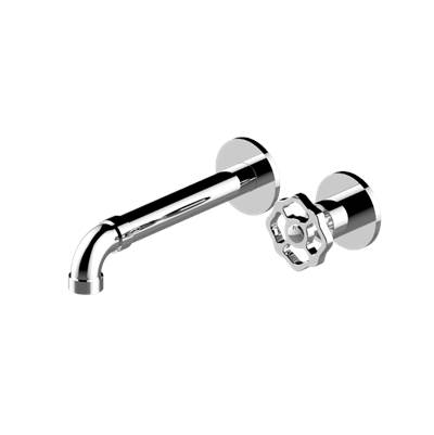 Graff Vintage Wall-Mount Bathroom Sink Faucet - Single Handle in Brushed Chrome