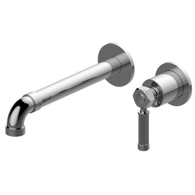 Graff Vintage Wall-Mount Bathroom Sink Faucet - Single Handle in Brushed Chrome