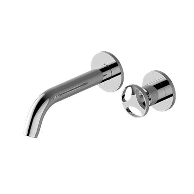 Graff Harley Wall-Mount Bathroom Sink Faucet - Single Handle in Brushed Chrome