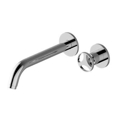 Graff Harley Wall-Mount Bathroom Sink Faucet - Single Handle in Brushed Chrome