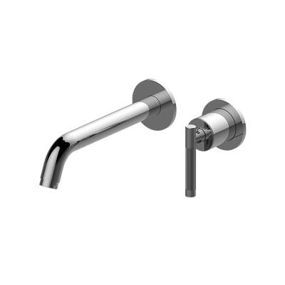 Graff Harley Wall-Mount Bathroom Sink Faucet - Single Handle in Brushed Chrome