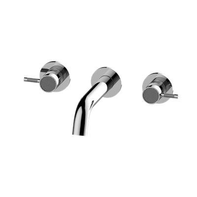 Graff Cameo Wall Mount Tub Filler - 7-3/16" Reach in Brushed Aluminum