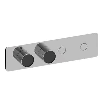 Graff RIVA Shower Faucet Trim - 2-Button Paired Knob - Horizontal