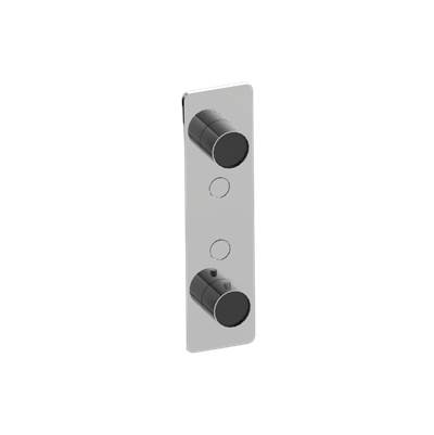 Graff RIVA Shower Faucet Trim - 2-Button Split Knob - Vertical