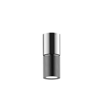 Graff RIVA Ceiling Light - Contemporary - Diamond Knurl - Remote Control in Champagne Brushed