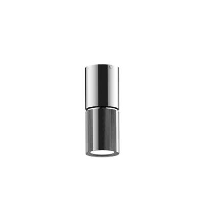Graff RIVA Ceiling Light - Contemporary - Fluted Knurl - Remote Control in Champagne Brushed