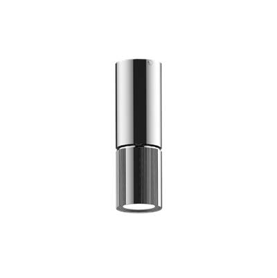 Graff RIVA Contemporary Ceiling Light - Fluted with Remote Control in Brushed Nickel