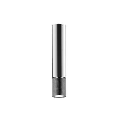 Graff RIVA Contemporary Ceiling Light - Diamond Knurl with Remote Control in Champagne Brushed