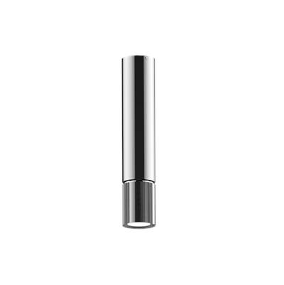 Graff RIVA Contemporary Ceiling Light - Fluted Knurl with Remote Control in Champagne Brushed