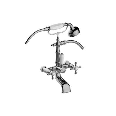 Graff Adley Exposed Tub Filler in Brushed Chrome