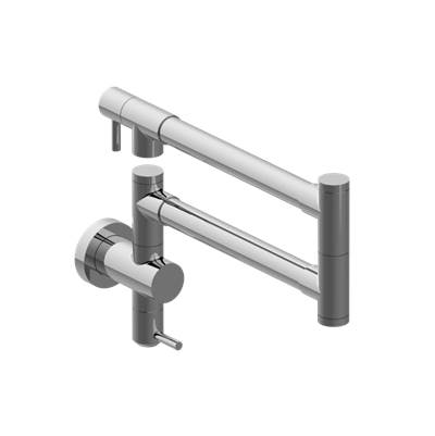 Graff M E Conical Pot Filler in Chrome Brushed