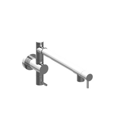 Graff Harley Single Post Pot Filler in Antique Unlacquered Brass